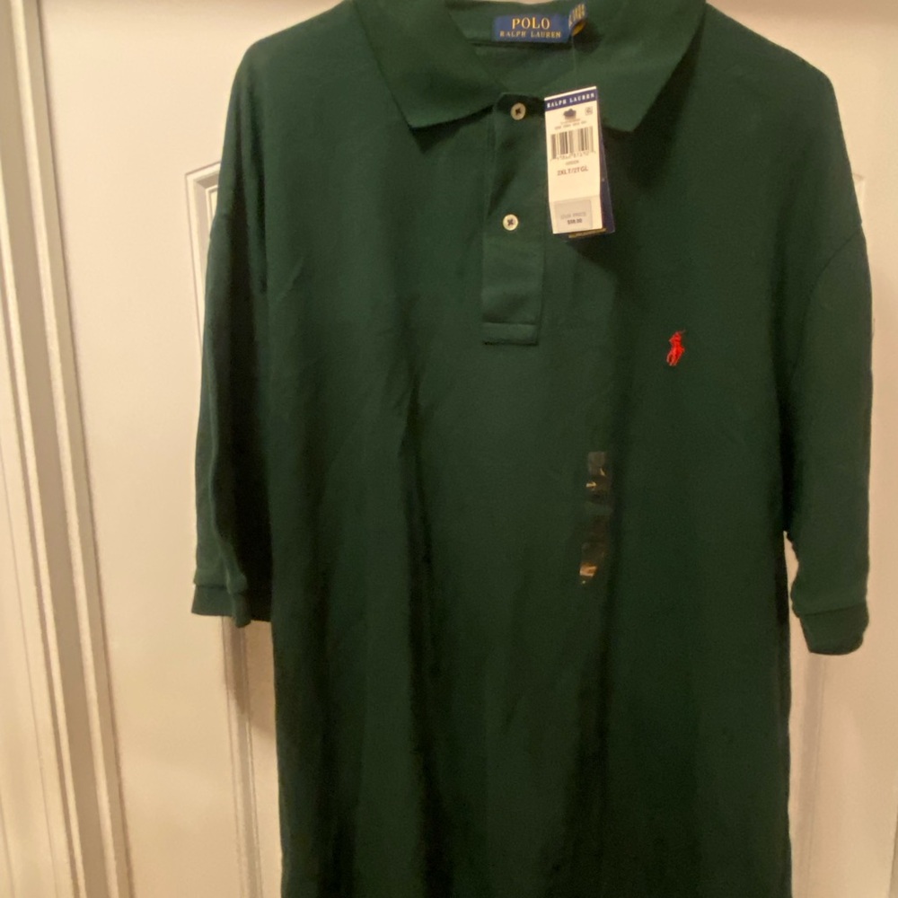 Polo by Ralph Lauren Men's Dark Green Polo Shirt